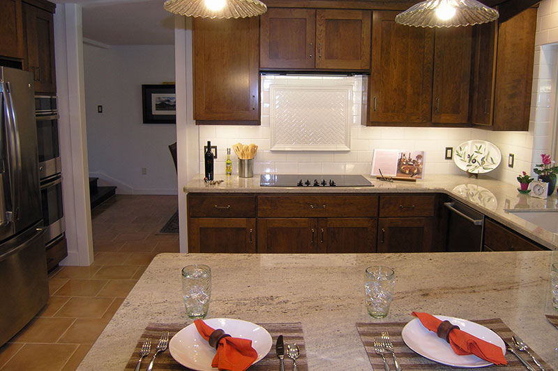 Kitchen Lighting and Cabinets Granite Bay, CA