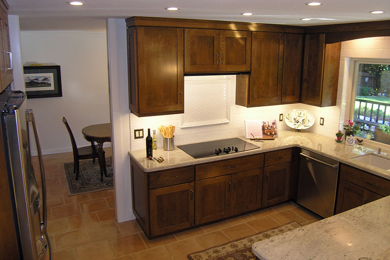 Kitchen Lighting and Cabinets Granite Bay, CA