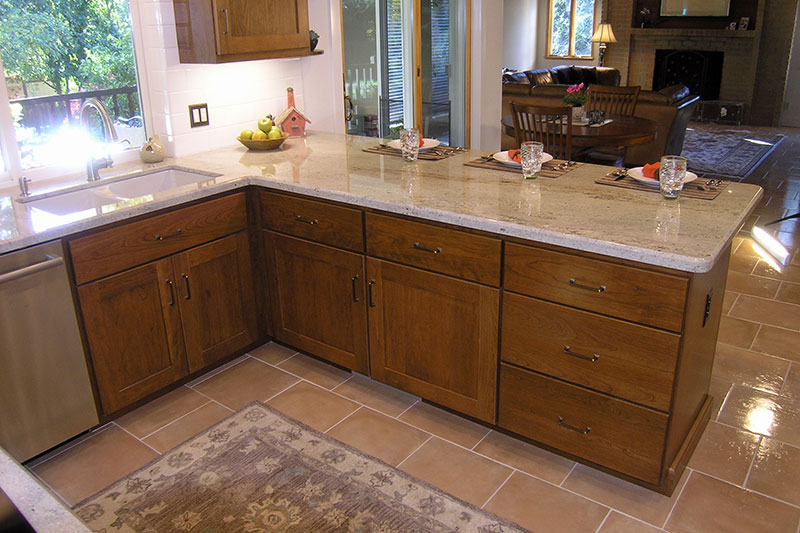 Kitchen Lighting and Cabinets Granite Bay, CA