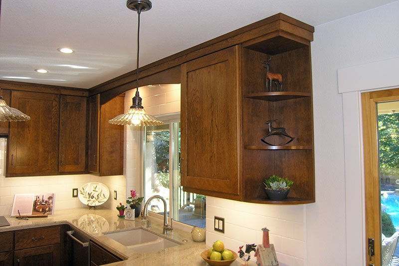 Kitchen Lighting and Cabinets Granite Bay, CA